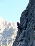 Passo Falzarego 2010, Pardn poas, ideln vyladn forma a lezen veho druhu. Tenikou byl 500 metr dlouh vstup na Prvn pil Tofany.... - fotografie 111