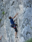 Passo Falzarego 2010, Pardn poas, ideln vyladn forma a lezen veho druhu. Tenikou byl 500 metr dlouh vstup na Prvn pil Tofany.... - fotografie 115