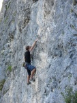 Passo Falzarego 2010, Pardn poas, ideln vyladn forma a lezen veho druhu. Tenikou byl 500 metr dlouh vstup na Prvn pil Tofany.... - fotografie 119