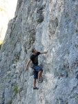 Passo Falzarego 2010, Pardn poas, ideln vyladn forma a lezen veho druhu. Tenikou byl 500 metr dlouh vstup na Prvn pil Tofany.... - fotografie 120