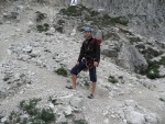 Passo Falzarego 2010, Pardn poas, ideln vyladn forma a lezen veho druhu. Tenikou byl 500 metr dlouh vstup na Prvn pil Tofany.... - fotografie 125