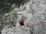 Passo Falzarego 2010, Pardn poas, ideln vyladn forma a lezen veho druhu. Tenikou byl 500 metr dlouh vstup na Prvn pil Tofany.... - fotografie 131