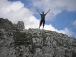 Passo Falzarego 2010, Pardn poas, ideln vyladn forma a lezen veho druhu. Tenikou byl 500 metr dlouh vstup na Prvn pil Tofany.... - fotografie 135