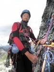 Passo Falzarego 2010, Pardn poas, ideln vyladn forma a lezen veho druhu. Tenikou byl 500 metr dlouh vstup na Prvn pil Tofany.... - fotografie 139