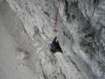 Passo Falzarego 2010, Pardn poas, ideln vyladn forma a lezen veho druhu. Tenikou byl 500 metr dlouh vstup na Prvn pil Tofany.... - fotografie 142