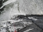 Passo Falzarego 2010, Pardn poas, ideln vyladn forma a lezen veho druhu. Tenikou byl 500 metr dlouh vstup na Prvn pil Tofany.... - fotografie 175