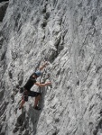 Passo Falzarego 2010, Pardn poas, ideln vyladn forma a lezen veho druhu. Tenikou byl 500 metr dlouh vstup na Prvn pil Tofany.... - fotografie 194