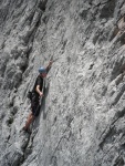 Passo Falzarego 2010, Pardn poas, ideln vyladn forma a lezen veho druhu. Tenikou byl 500 metr dlouh vstup na Prvn pil Tofany.... - fotografie 196