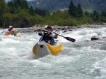 Jarn tn v Korutanech - rafting na Mllu, Gailu, a Lieseru, Jarn slunko nm doplo dostatek vody. Pedevm hlubok dol a peeje Gailu vechny doslova uchvtily. - fotografie 3