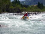 Jarn tn v Korutanech - rafting na Mllu, Gailu, a Lieseru, Jarn slunko nm doplo dostatek vody. Pedevm hlubok dol a peeje Gailu vechny doslova uchvtily. - fotografie 4