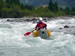 Jarn tn v Korutanech - rafting na Mllu, Gailu, a Lieseru, Jarn slunko nm doplo dostatek vody. Pedevm hlubok dol a peeje Gailu vechny doslova uchvtily. - fotografie 5