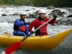 Jarn tn v Korutanech - rafting na Mllu, Gailu, a Lieseru, Jarn slunko nm doplo dostatek vody. Pedevm hlubok dol a peeje Gailu vechny doslova uchvtily. - fotografie 6