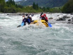 Jarn tn v Korutanech - rafting na Mllu, Gailu, a Lieseru, Jarn slunko nm doplo dostatek vody. Pedevm hlubok dol a peeje Gailu vechny doslova uchvtily. - fotografie 9