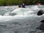 Jarn tn v Korutanech - rafting na Mllu, Gailu, a Lieseru, Jarn slunko nm doplo dostatek vody. Pedevm hlubok dol a peeje Gailu vechny doslova uchvtily. - fotografie 11