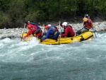 Jarn tn v Korutanech - rafting na Mllu, Gailu, a Lieseru, Jarn slunko nm doplo dostatek vody. Pedevm hlubok dol a peeje Gailu vechny doslova uchvtily. - fotografie 16