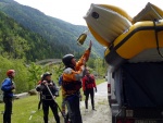 Jarn tn v Korutanech - rafting na Mllu, Gailu, a Lieseru, Jarn slunko nm doplo dostatek vody. Pedevm hlubok dol a peeje Gailu vechny doslova uchvtily. - fotografie 18