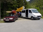 Jarn tn v Korutanech - rafting na Mllu, Gailu, a Lieseru, Jarn slunko nm doplo dostatek vody. Pedevm hlubok dol a peeje Gailu vechny doslova uchvtily. - fotografie 20