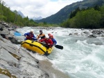 Jarn tn v Korutanech - rafting na Mllu, Gailu, a Lieseru, Jarn slunko nm doplo dostatek vody. Pedevm hlubok dol a peeje Gailu vechny doslova uchvtily. - fotografie 24