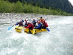 Jarn tn v Korutanech - rafting na Mllu, Gailu, a Lieseru, Jarn slunko nm doplo dostatek vody. Pedevm hlubok dol a peeje Gailu vechny doslova uchvtily. - fotografie 25