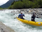 Jarn tn v Korutanech - rafting na Mllu, Gailu, a Lieseru, Jarn slunko nm doplo dostatek vody. Pedevm hlubok dol a peeje Gailu vechny doslova uchvtily. - fotografie 27