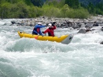 Jarn tn v Korutanech - rafting na Mllu, Gailu, a Lieseru, Jarn slunko nm doplo dostatek vody. Pedevm hlubok dol a peeje Gailu vechny doslova uchvtily. - fotografie 28