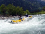 Jarn tn v Korutanech - rafting na Mllu, Gailu, a Lieseru, Jarn slunko nm doplo dostatek vody. Pedevm hlubok dol a peeje Gailu vechny doslova uchvtily. - fotografie 33