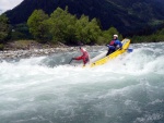 Jarn tn v Korutanech - rafting na Mllu, Gailu, a Lieseru, Jarn slunko nm doplo dostatek vody. Pedevm hlubok dol a peeje Gailu vechny doslova uchvtily. - fotografie 35