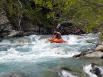 Jarn tn v Korutanech - rafting na Mllu, Gailu, a Lieseru, Jarn slunko nm doplo dostatek vody. Pedevm hlubok dol a peeje Gailu vechny doslova uchvtily. - fotografie 42