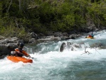 Jarn tn v Korutanech - rafting na Mllu, Gailu, a Lieseru, Jarn slunko nm doplo dostatek vody. Pedevm hlubok dol a peeje Gailu vechny doslova uchvtily. - fotografie 46