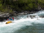 Jarn tn v Korutanech - rafting na Mllu, Gailu, a Lieseru, Jarn slunko nm doplo dostatek vody. Pedevm hlubok dol a peeje Gailu vechny doslova uchvtily. - fotografie 47