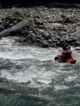 Jarn tn v Korutanech - rafting na Mllu, Gailu, a Lieseru, Jarn slunko nm doplo dostatek vody. Pedevm hlubok dol a peeje Gailu vechny doslova uchvtily. - fotografie 69