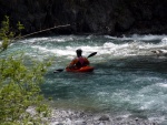 Jarn tn v Korutanech - rafting na Mllu, Gailu, a Lieseru, Jarn slunko nm doplo dostatek vody. Pedevm hlubok dol a peeje Gailu vechny doslova uchvtily. - fotografie 72