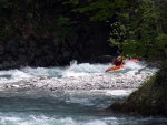 Jarn tn v Korutanech - rafting na Mllu, Gailu, a Lieseru, Jarn slunko nm doplo dostatek vody. Pedevm hlubok dol a peeje Gailu vechny doslova uchvtily. - fotografie 74