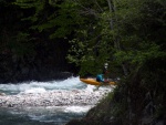 Jarn tn v Korutanech - rafting na Mllu, Gailu, a Lieseru, Jarn slunko nm doplo dostatek vody. Pedevm hlubok dol a peeje Gailu vechny doslova uchvtily. - fotografie 75