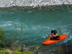 Jarn tn v Korutanech - rafting na Mllu, Gailu, a Lieseru, Jarn slunko nm doplo dostatek vody. Pedevm hlubok dol a peeje Gailu vechny doslova uchvtily. - fotografie 84