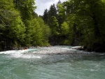 Jarn tn v Korutanech - rafting na Mllu, Gailu, a Lieseru, Jarn slunko nm doplo dostatek vody. Pedevm hlubok dol a peeje Gailu vechny doslova uchvtily. - fotografie 93