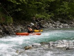 Jarn tn v Korutanech - rafting na Mllu, Gailu, a Lieseru, Jarn slunko nm doplo dostatek vody. Pedevm hlubok dol a peeje Gailu vechny doslova uchvtily. - fotografie 94