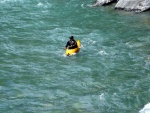 Jarn tn v Korutanech - rafting na Mllu, Gailu, a Lieseru, Jarn slunko nm doplo dostatek vody. Pedevm hlubok dol a peeje Gailu vechny doslova uchvtily. - fotografie 99