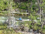 Jarn tn v Korutanech - rafting na Mllu, Gailu, a Lieseru, Jarn slunko nm doplo dostatek vody. Pedevm hlubok dol a peeje Gailu vechny doslova uchvtily. - fotografie 104