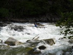 Jarn tn v Korutanech - rafting na Mllu, Gailu, a Lieseru, Jarn slunko nm doplo dostatek vody. Pedevm hlubok dol a peeje Gailu vechny doslova uchvtily. - fotografie 105