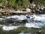 Jarn tn v Korutanech - rafting na Mllu, Gailu, a Lieseru, Jarn slunko nm doplo dostatek vody. Pedevm hlubok dol a peeje Gailu vechny doslova uchvtily. - fotografie 106