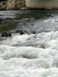 Jarn tn v Korutanech - rafting na Mllu, Gailu, a Lieseru, Jarn slunko nm doplo dostatek vody. Pedevm hlubok dol a peeje Gailu vechny doslova uchvtily. - fotografie 109