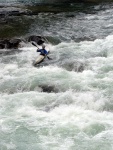 Jarn tn v Korutanech - rafting na Mllu, Gailu, a Lieseru, Jarn slunko nm doplo dostatek vody. Pedevm hlubok dol a peeje Gailu vechny doslova uchvtily. - fotografie 111