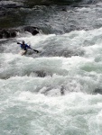 Jarn tn v Korutanech - rafting na Mllu, Gailu, a Lieseru, Jarn slunko nm doplo dostatek vody. Pedevm hlubok dol a peeje Gailu vechny doslova uchvtily. - fotografie 112