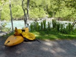 Jarn tn v Korutanech - rafting na Mllu, Gailu, a Lieseru, Jarn slunko nm doplo dostatek vody. Pedevm hlubok dol a peeje Gailu vechny doslova uchvtily. - fotografie 123