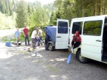 Jarn tn v Korutanech - rafting na Mllu, Gailu, a Lieseru, Jarn slunko nm doplo dostatek vody. Pedevm hlubok dol a peeje Gailu vechny doslova uchvtily. - fotografie 124