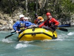 Jarn tn v Korutanech - rafting na Mllu, Gailu, a Lieseru, Jarn slunko nm doplo dostatek vody. Pedevm hlubok dol a peeje Gailu vechny doslova uchvtily. - fotografie 130