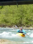 Jarn tn v Korutanech - rafting na Mllu, Gailu, a Lieseru, Jarn slunko nm doplo dostatek vody. Pedevm hlubok dol a peeje Gailu vechny doslova uchvtily. - fotografie 133