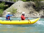 Jarn tn v Korutanech - rafting na Mllu, Gailu, a Lieseru, Jarn slunko nm doplo dostatek vody. Pedevm hlubok dol a peeje Gailu vechny doslova uchvtily. - fotografie 136