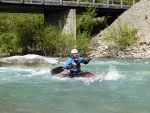 Jarn tn v Korutanech - rafting na Mllu, Gailu, a Lieseru, Jarn slunko nm doplo dostatek vody. Pedevm hlubok dol a peeje Gailu vechny doslova uchvtily. - fotografie 137